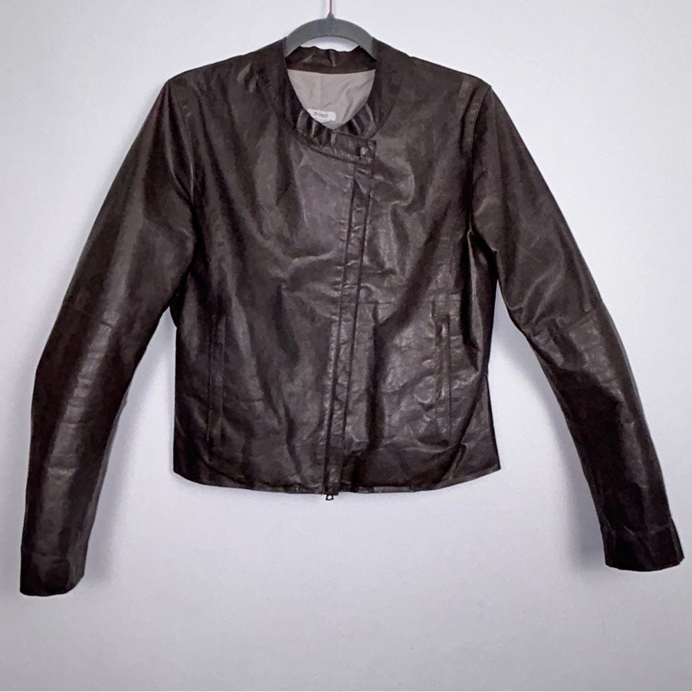 M0851 women’s leather jacket